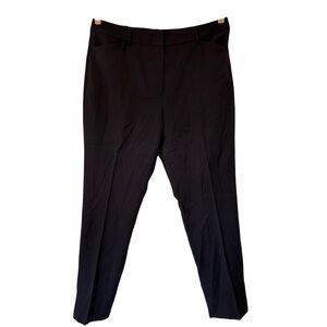 Brooks Brothers Lanificio di Tollegno Navy Wool Trousers Womens 14 Italy Work